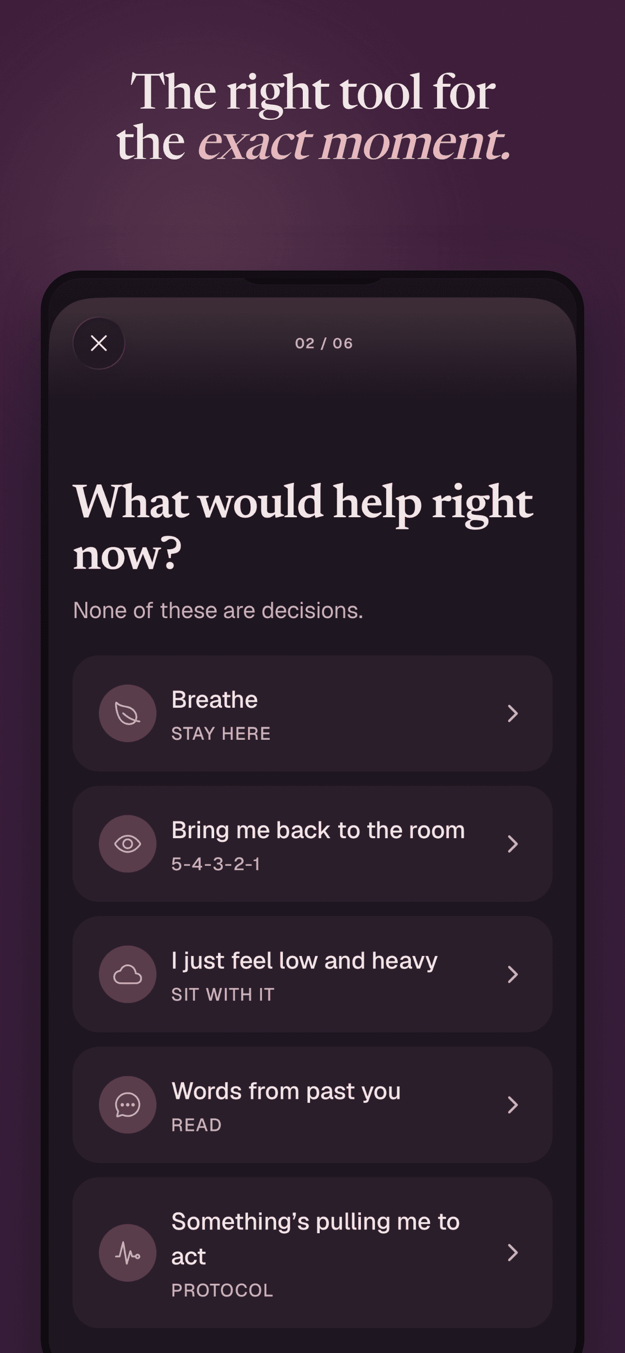 Luteal screen offering the right tool for the exact moment